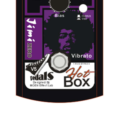 Hot Box Pedals HB-VB5 Vibe/Chorus Guitar VIBE Effect Pedal Ships Free image 1