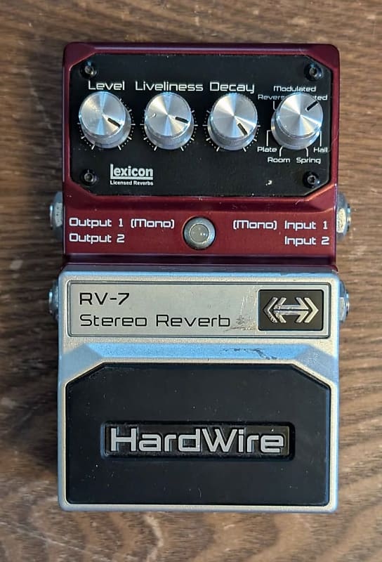 DigiTech Hardwire RV-7 Stereo Reverb