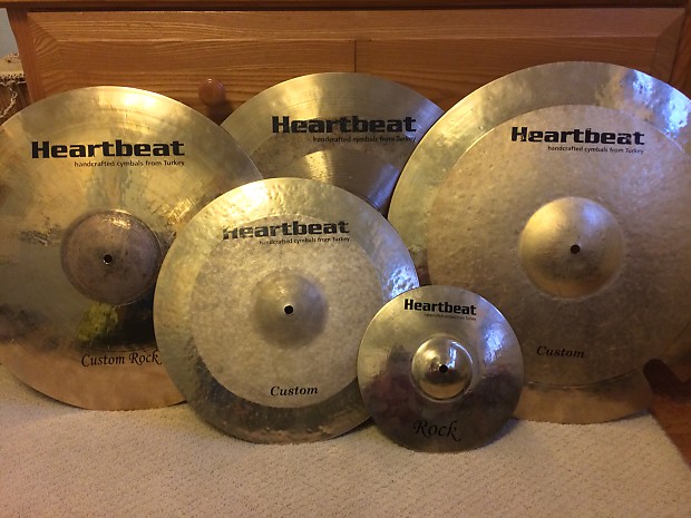 Heartbeat Percussion Cymbal Package Used 22, 20, 20, 16, 10 image 1