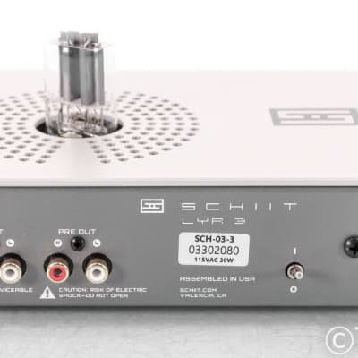 Schiit Audio Lyr 3 Tube Headphone Amplifier / Preamplifier; Silver image 3