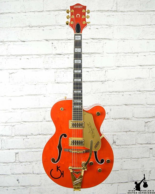 1989 Gretsch G6120W Orange (Pre-Fender) w/ OHSC | Reverb Canada