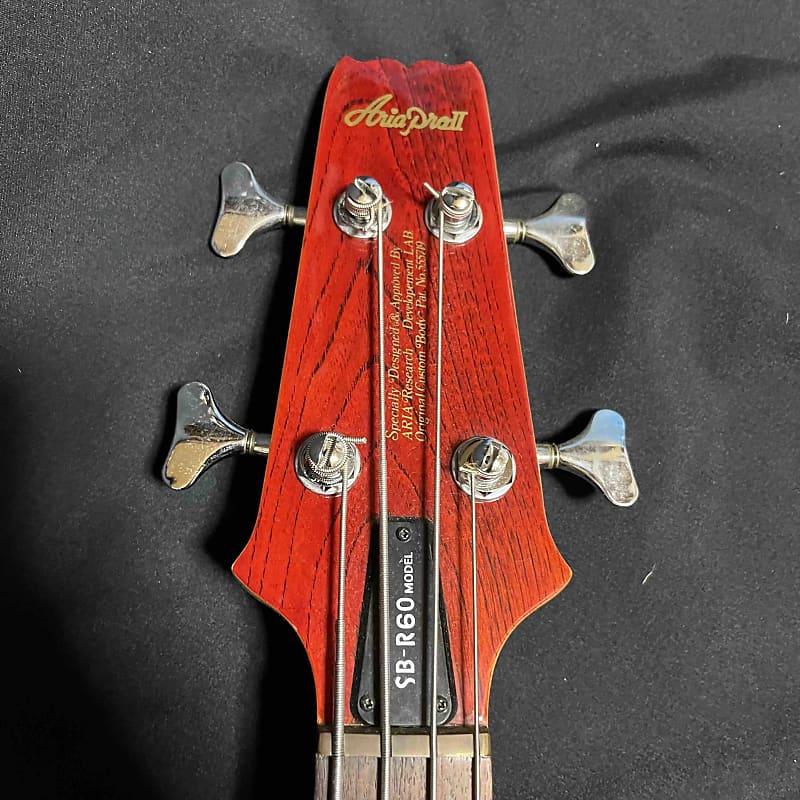 Aria Pro Ⅱ SB-R60 1982 - Padouk Red Made in Japan | Reverb