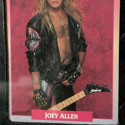 Joey Allen of Warrant Custom Built Sarricola Guitar 1989 1 of 1 image 18