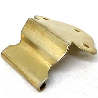 GuitarSlinger Parts Aged Gold Long Diamond Trapeze Tailpiece For Gibson Archtop Guitars L-50 L48 ES- image 12