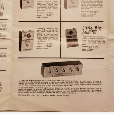 Promo Electro-Harmonix Big Muff Electric Mistress Flanger 1970's 80's image 2