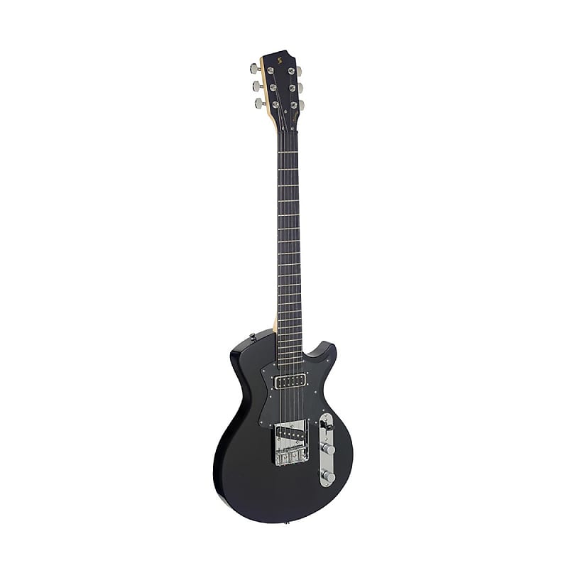 Stagg Silveray Custom Solid Buddy Electric Guitar - Black - SVY CST BK image 1