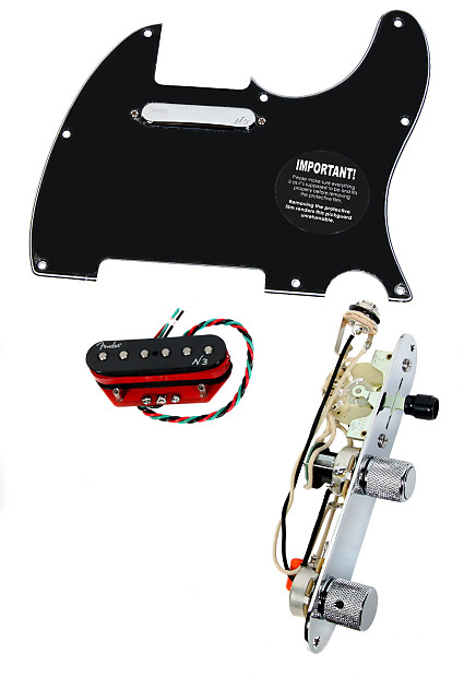 920D Custom Shop 19-10-34-21 Fender N3 Noiseless Loaded Tele Pickguard w/ 3-Way Switching image 1
