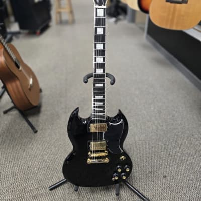 Epiphone SG Custom Shop '66 Reissue Black - Bigsby added | Reverb