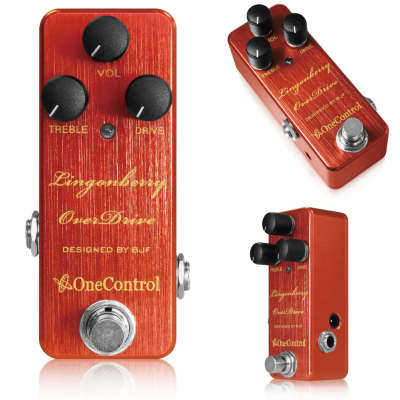 Reverb.com listing, price, conditions, and images for one-control-lingonberry-overdrive