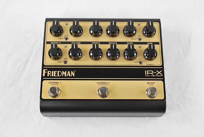 Used Friedman IR-X Dual Channel Tube Preamp Guitar Effects Pedal