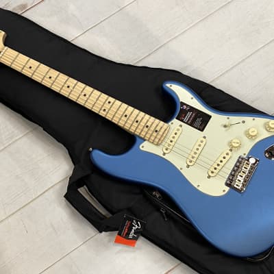 Fender American Performer Stratocaster MN Satin Lake Placid Blue New Unplayed Auth Dealer 7lbs 3oz image 4