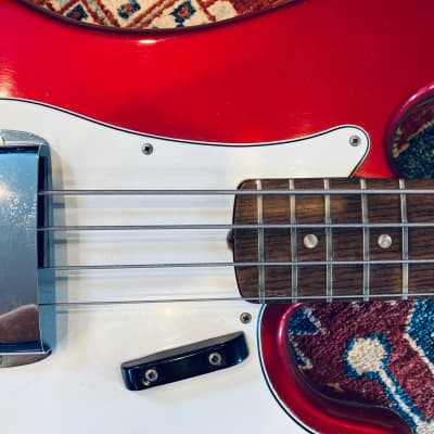 Fender Precision Bass 1966 Candy Apple Red image 7