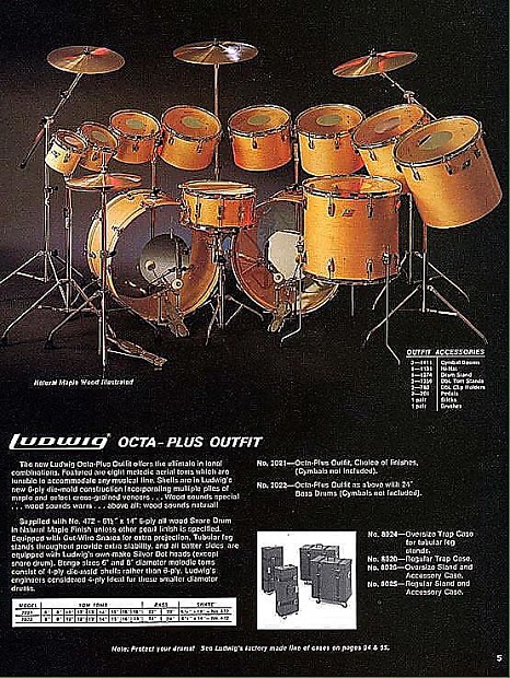 Ludwig Octaplus 1978 Black