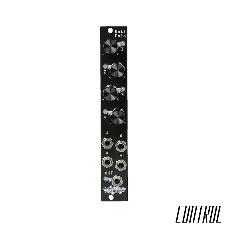 Noise Engineering Roti Pola - Attenuverting CV Mixer (Black) image 1