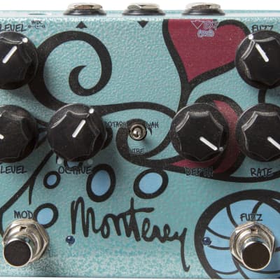 Keeley Monterey Rotary Fuzz Vibe Guitar Pedal image 1