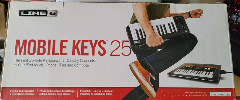 Line 6 Mobile Keys 25 MIDI Keyboard Controller 2010s - Black image 1