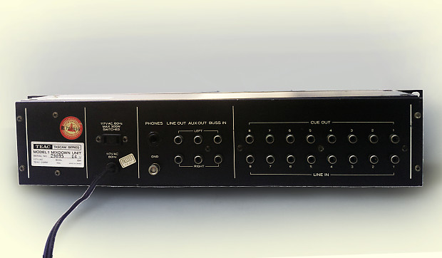 その他 TEAC TASCAM SERIES MODEL 1 MIXDOWN UNIT Teac Model 1 Tascam Series Mixdown Unit - Evolution Music