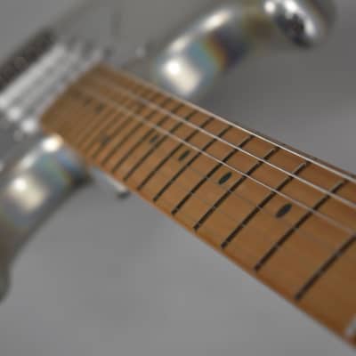 2022 Fender H.E.R. Stratocaster Chrome Glow Finish Electric Guitar w/Bag image 14