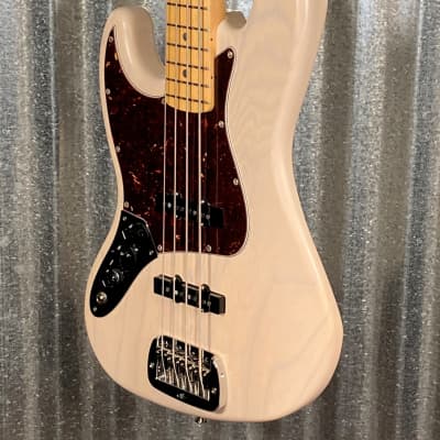 G&L USA 2017 Custom JB 4 String Jazz Bass Blonde Frost Left Hand & Case #4175 Used image 9