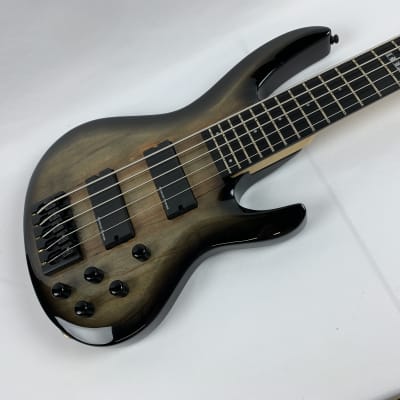 ESP E-II BTL-5 Black Natural Burst 5-String Electric Bass Guitar + Hard Case B-Stock Made in Japan image 9