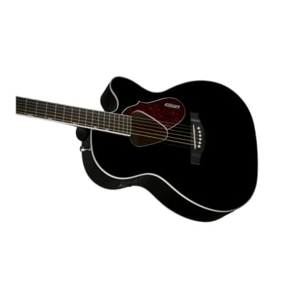 Gretsch G5013CE Rancher Junior Cutaway 6-String Acoustic Electric Guitar with Laurel Fingerboard and Mahogany Neck (Right-Handed, Black) image 3