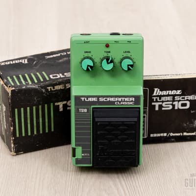 Ibanez TS-10 Tube Screamer Classic Overdrive 1986 - 1990 Ibanez TS-10 Tube Screamer Classic Overdrive 1986 - 1990
