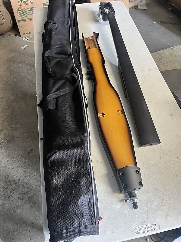 Stagg Stagg Electric Double Bass Violin Brown, u fix it, Reverb