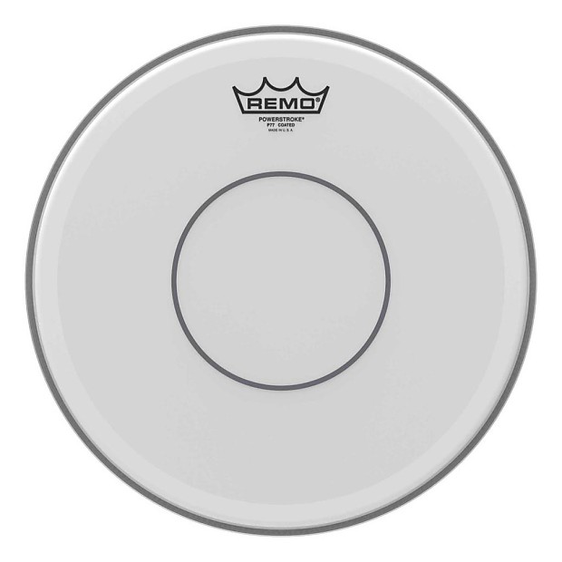 Remo Powerstroke 77 Coated Top Clear Dot Snare Drum Head 13" image 1