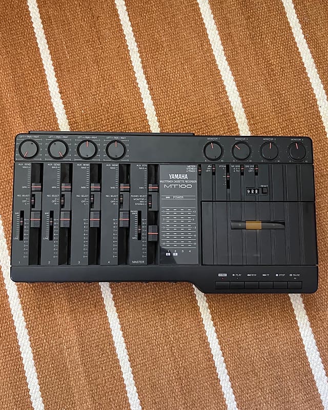 Yamaha MT100 Multitrack Cassette Recorder w/ power, case, & Reverb