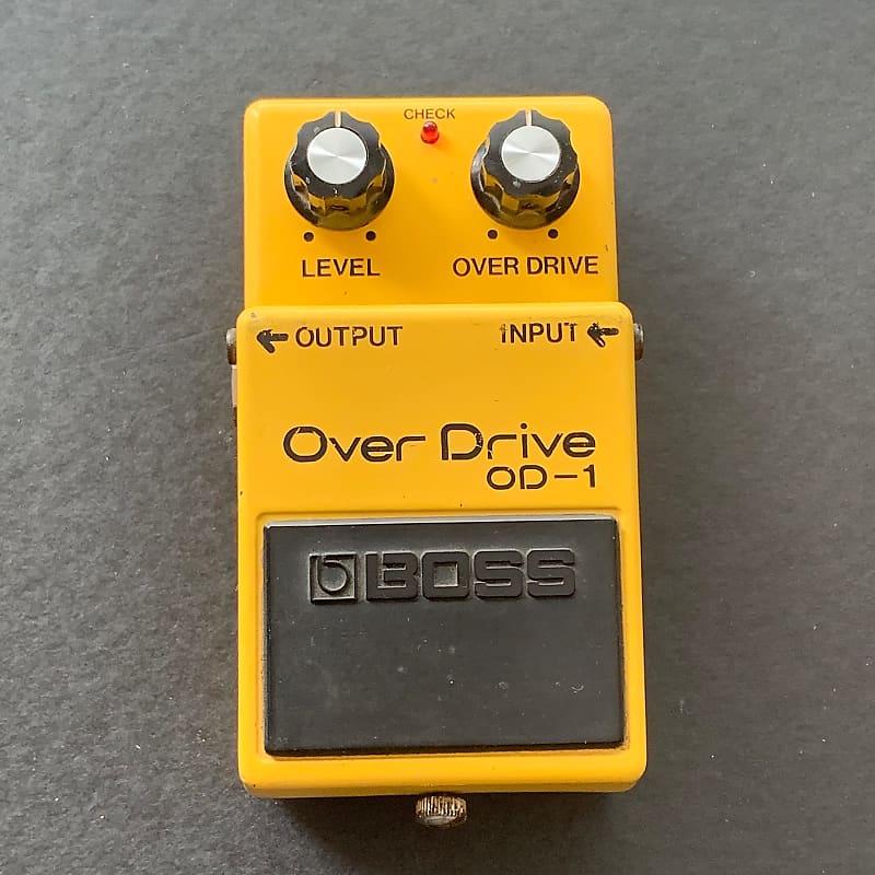 Boss OD-1 Overdrive 1979 (NEC uPC4741C, batch #8600)