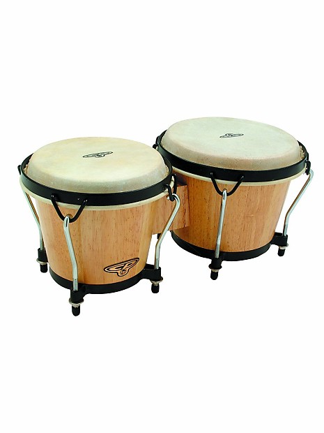 Latin Percussion CP221-AW CP Traditional Wood Bongos image 1