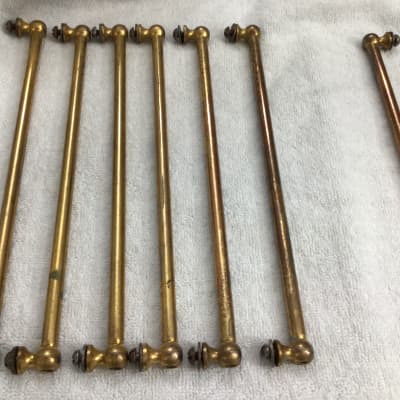 Ludwig Gold Plated Tube Lugs For Bass Drum…8 In Total..1920s - Gold plated image 4