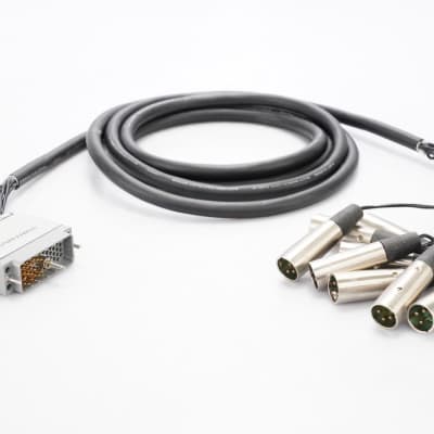 10ft Mogami 2932 8-Channel XLR Male - 56-Pin EDAC ELCO Snake Cable #53173 image 2