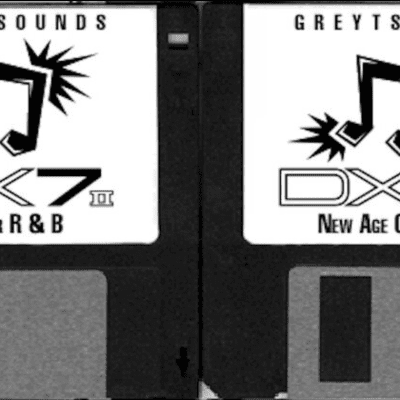 Greytsounds Yamaha DX7 II Synth Patches - 2 Disk Set - Ready to Load into your DX7II FD