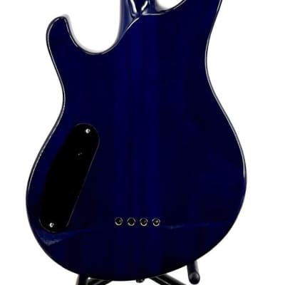 PRS SE Kingfisher 4 String Electric Bass Faded Blue Wrap Around Burst Ser#: D73686 image 4