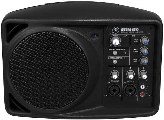 Mackie SRM150 150 Watt 3 Channel Compact Active PA System image 1