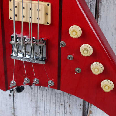 Kramer Vintage XL-8 8 String Electric Bass Guitar Aluminum Neck with Hard Case image 5