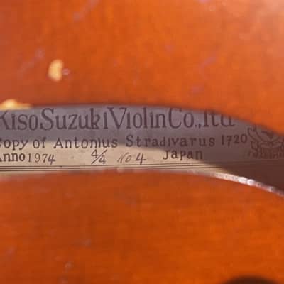 Kiso Suzuki 4/4 Cello Strativarus Copy 1974 image 6