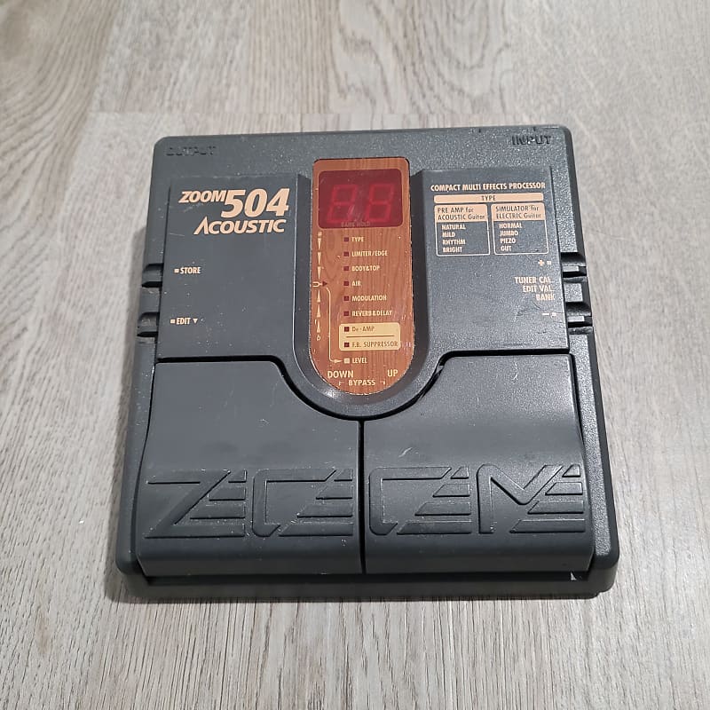 Zoom 504 Acoustic Effects Pedal Reverb