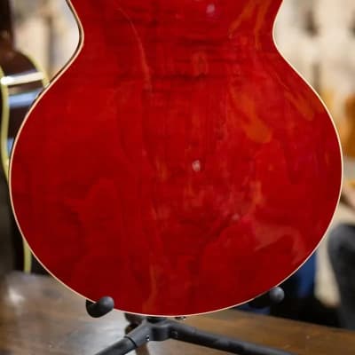 Gibson ES-335 Figured Left Handed - Sixties Cherry with Hardshell Case image 6