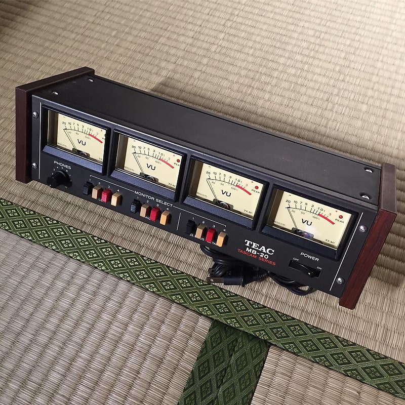 ☆ RARE ☆ TEAC MB-20 VU Meter Bridge TASCAM mixer accessory