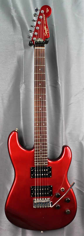 Squier by FENDER Stratocaster ST'652 MH 1983 'JV' - Car Candy Apple Red -  japan import