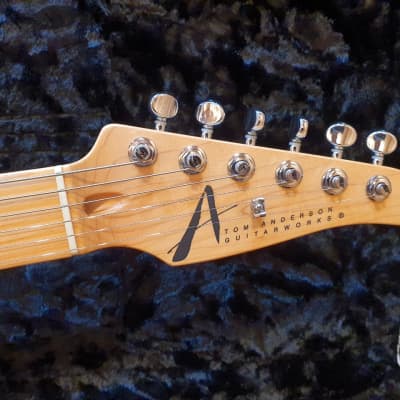 2016 Tom Anderson Drop Top Classic Swamp Ash Buzz Feiten SSS Electric Guitar image 7
