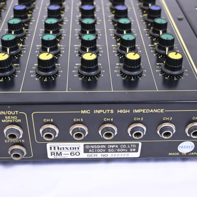 MAXON RM-60 ミキサー maxon Maxon RM-60 | Reverb