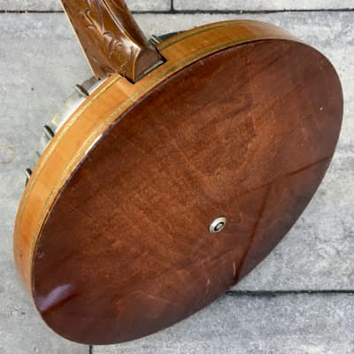 Vintage "Musketeer" SV Resonator Tenor Banjo, 1920s image 5