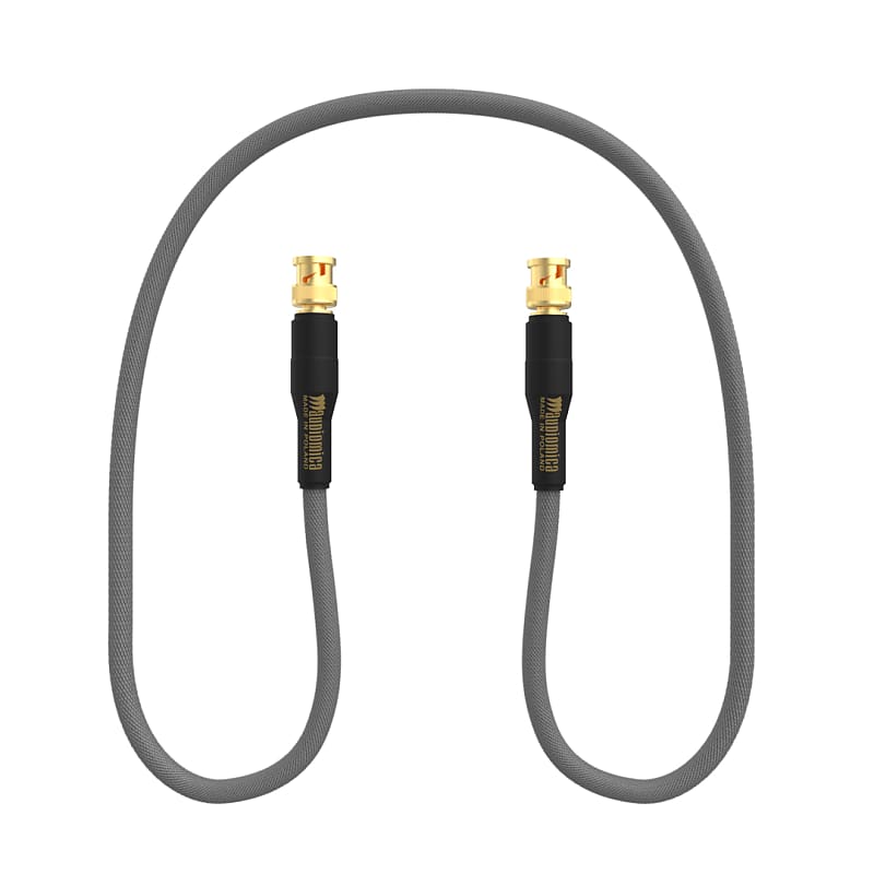 | Audiomica Vandini Transparent BNC/RCA Cable, 75 Ohm- light grey |  			
