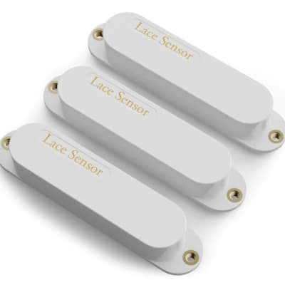 LACE Sensor Gold Single Coil Pickups (3 Pack) - White image 1
