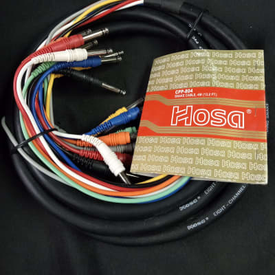 Hosa CPP-804 8 1/4" TS Patch Snake 4 Meter 13.2 FT High Definition Audio Snake Cable BRAND NEW image 1