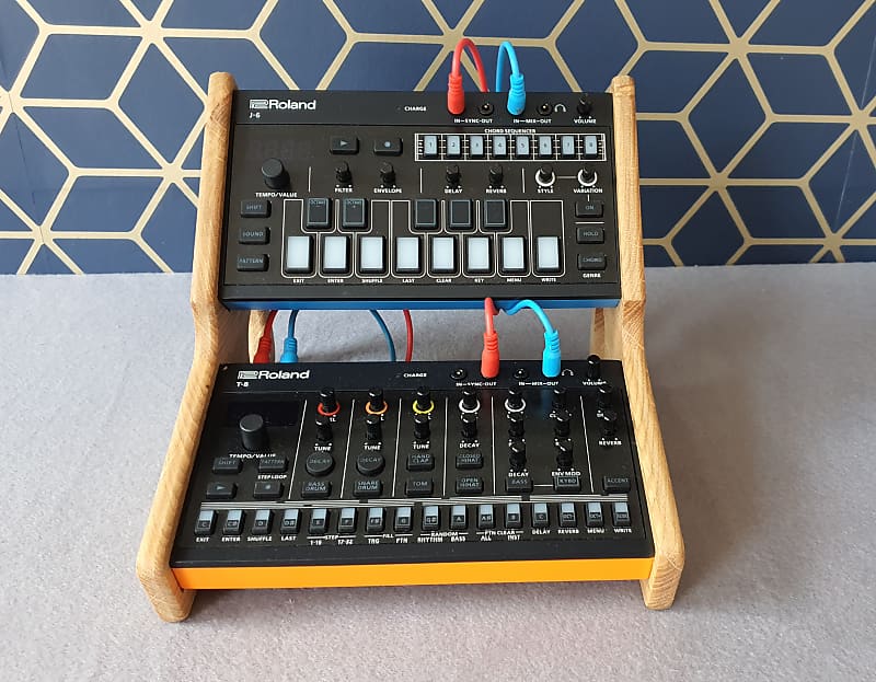 Roland Aira Compact S1 J6 T8 E4 - Solid Oak Stand from Synths And