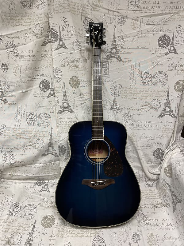 Yamaha FG720S Folk Solid Top Acoustic Guitar 2021 - Blueburst